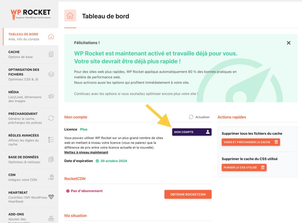 WP Rocket : Tutoriel d’installation et configuration du plugin